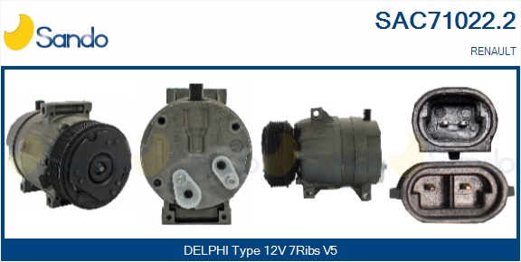 Compressore, climatizzatore SANDO SAC71022.2