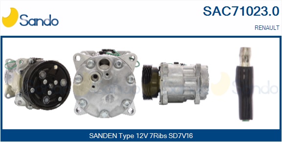 Compressore, climatizzatore SANDO SAC71023.0