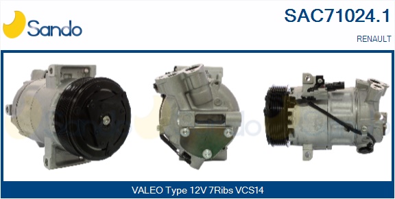 Compressore, climatizzatore SANDO SAC71024.1