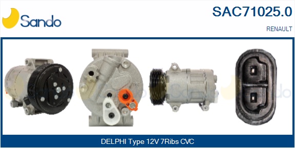 Compressore, climatizzatore SANDO SAC71025.0