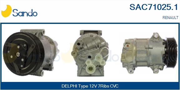 Compressore, climatizzatore SANDO SAC71025.1