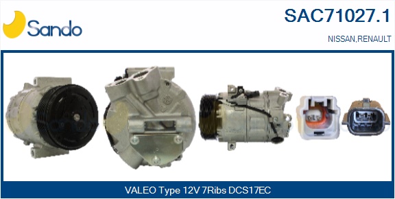 Compressore, climatizzatore SANDO SAC71027.1