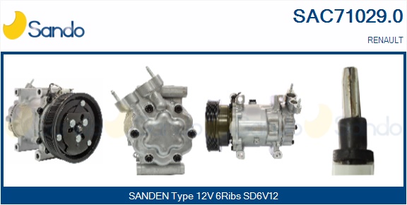 Compressore, climatizzatore SANDO SAC71029.0