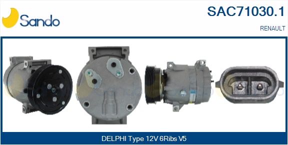 Compressore, climatizzatore SANDO SAC71030.1