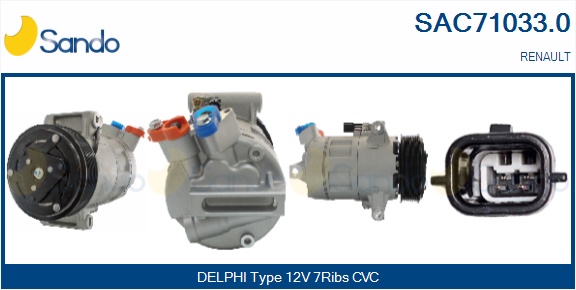 Compressore, climatizzatore SANDO SAC71033.0