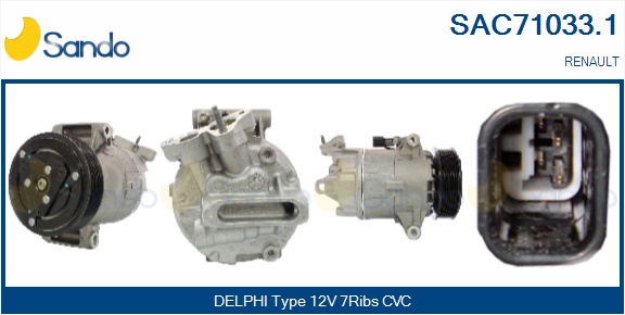 Compressore, climatizzatore SANDO SAC71033.1