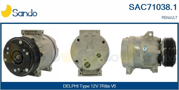 Compressore, climatizzatore SANDO SAC71038.1
