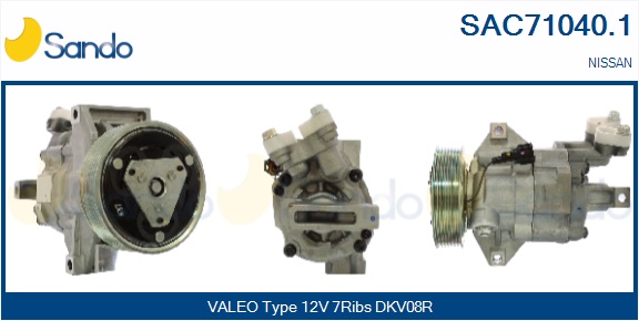 Compressore, climatizzatore SANDO SAC71040.1