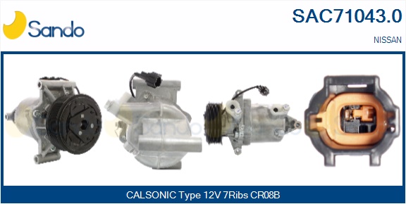 Compressore, climatizzatore SANDO SAC71043.0