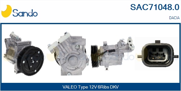 Compressore, climatizzatore SANDO SAC71048.0