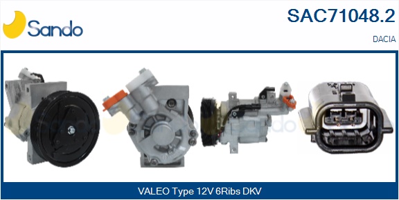Compressore, climatizzatore SANDO SAC71048.2