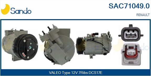 Compressore, climatizzatore SANDO SAC71049.0
