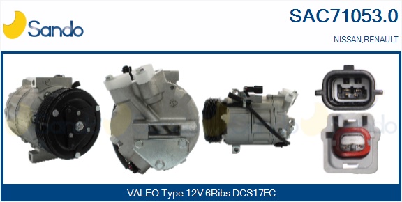 Compressore, climatizzatore SANDO SAC71053.0