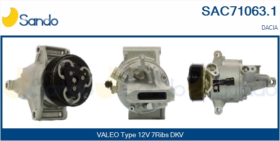 Compressore, climatizzatore SANDO SAC71063.1