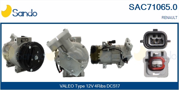 Compressore, climatizzatore SANDO SAC71065.0