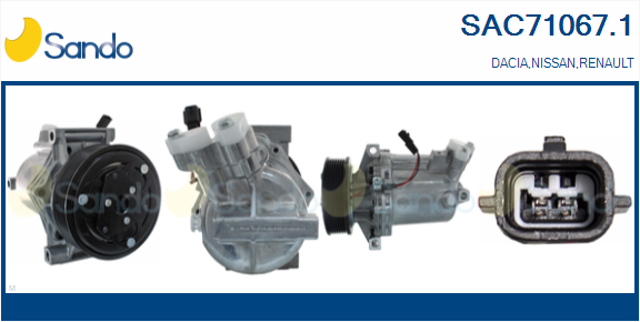 Compressore, climatizzatore SANDO SAC71067.1