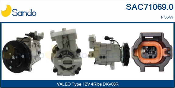 Compressore, climatizzatore SANDO SAC71069.0