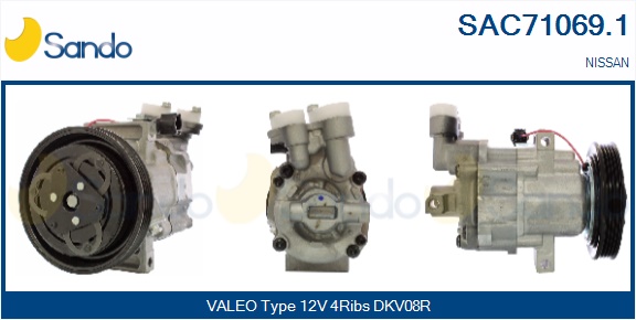 Compressore, climatizzatore SANDO SAC71069.1
