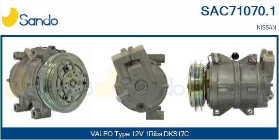 Compressore, climatizzatore SANDO SAC71070.1