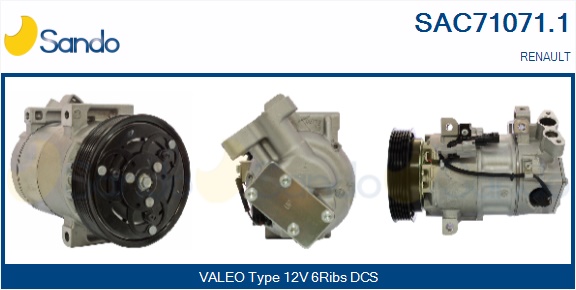 Compressore, climatizzatore SANDO SAC71071.1