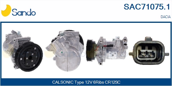 Compressore, climatizzatore SANDO SAC71075.1