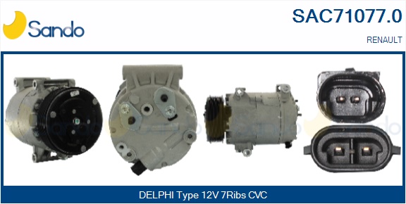 Compressore, climatizzatore SANDO SAC71077.0