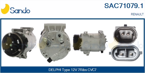 Compressore, climatizzatore SANDO SAC71079.1