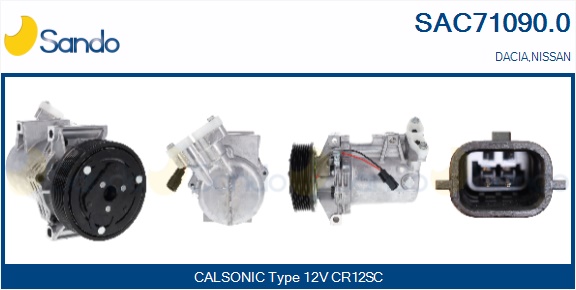 Compressore, climatizzatore SANDO SAC71090.0