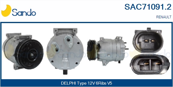 Compressore, climatizzatore SANDO SAC71091.2