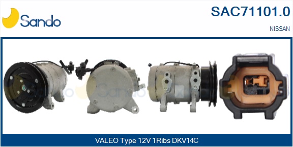 Compressore, climatizzatore SANDO SAC71101.0