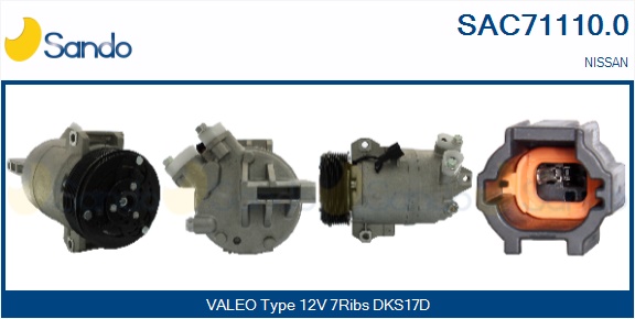 Compressore, climatizzatore SANDO SAC71110.0