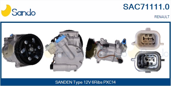 Compressore, climatizzatore SANDO SAC71111.0