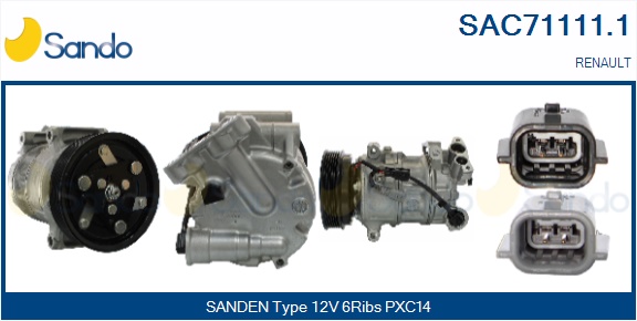 Compressore, climatizzatore SANDO SAC71111.1