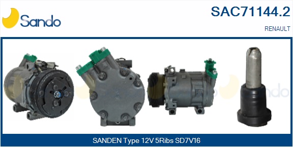 Compressore, climatizzatore SANDO SAC71144.2