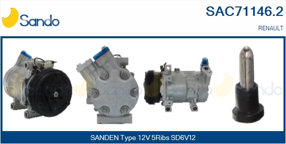 Compressore, climatizzatore SANDO SAC71146.2
