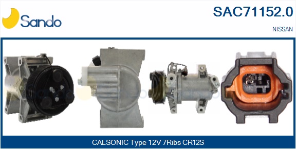 Compressore, climatizzatore SANDO SAC71152.0