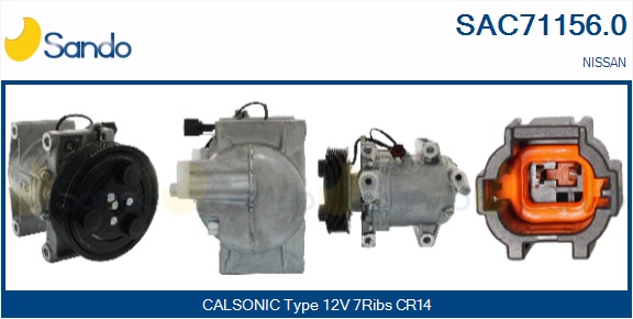 Compressore, climatizzatore SANDO SAC71156.0