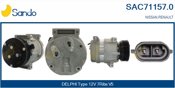 Compressore, climatizzatore SANDO SAC71157.0