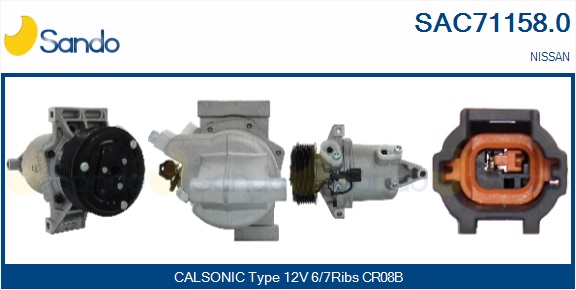 Compressore, climatizzatore SANDO SAC71158.0