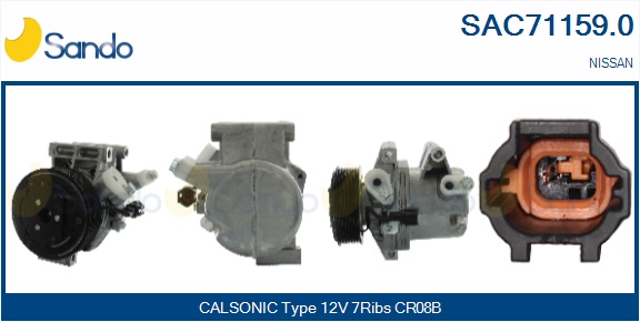 Compressore, climatizzatore SANDO SAC71159.0