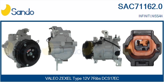 Compressore, climatizzatore SANDO SAC71162.0