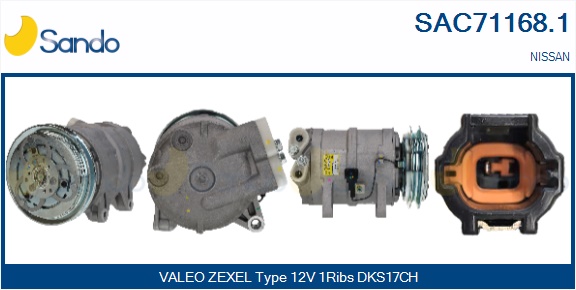 Compressore, climatizzatore SANDO SAC71168.1