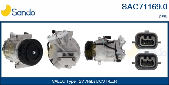 Compressore, climatizzatore SANDO SAC71169.0