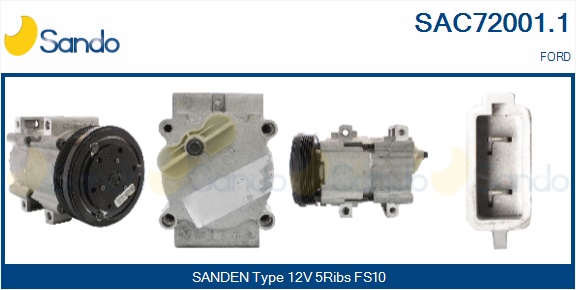 Compressore, climatizzatore SANDO SAC72001.1