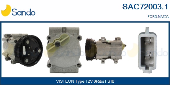 Compressore, climatizzatore SANDO SAC72003.1