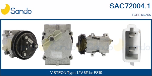 Compressore, climatizzatore SANDO SAC72004.1