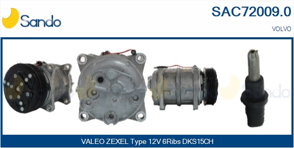 Compressore, climatizzatore SANDO SAC72009.0