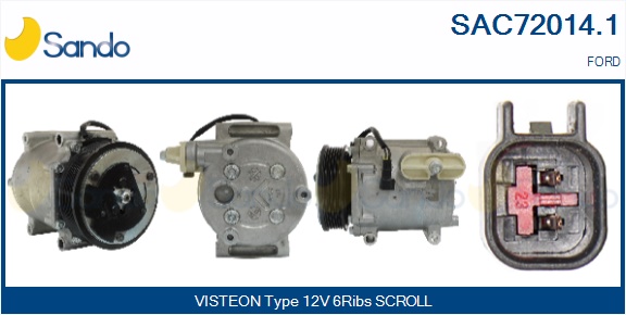 Compressore, climatizzatore SANDO SAC72014.1