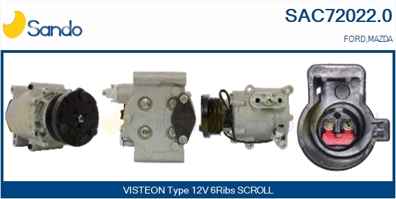 Compressore, climatizzatore SANDO SAC72022.0