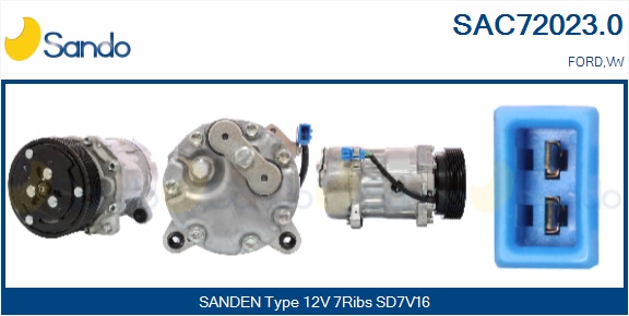 Compressore, climatizzatore SANDO SAC72023.0